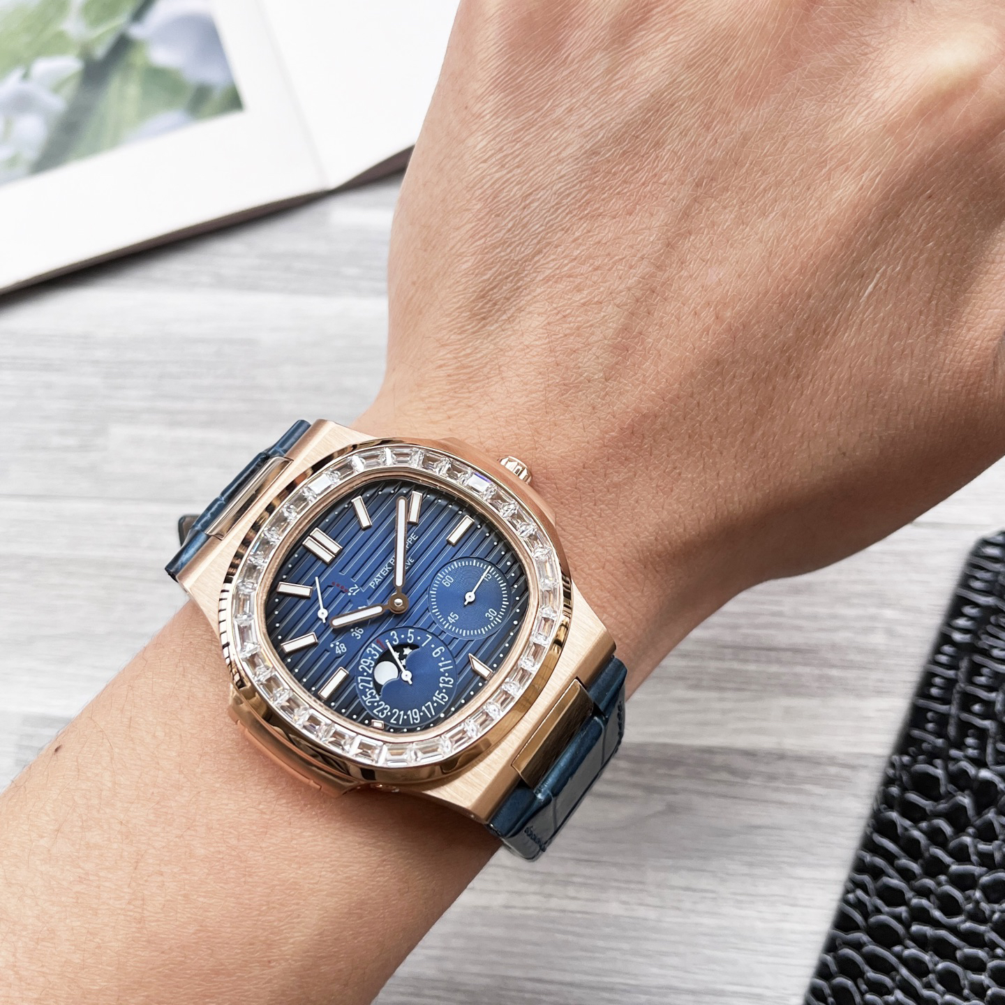 Patek Philippe Nautilus 40 mm Komplikation Replica Horloge