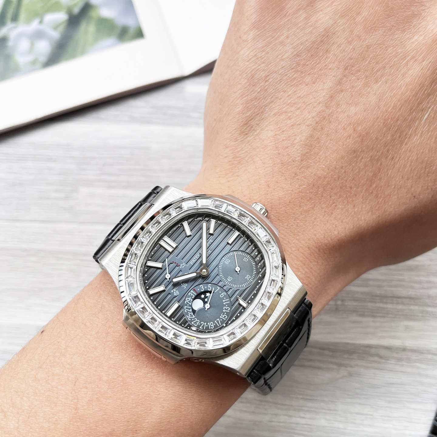 Patek Philippe Nautilus 40 mm, Gangreserve Replica Horloge