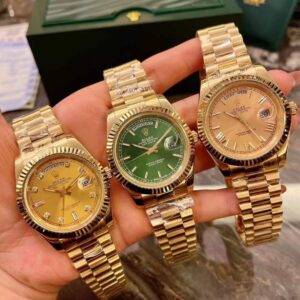 Rolex Datejust 41 mm Gouden Diamanten wijzerplaat Replica Horloge