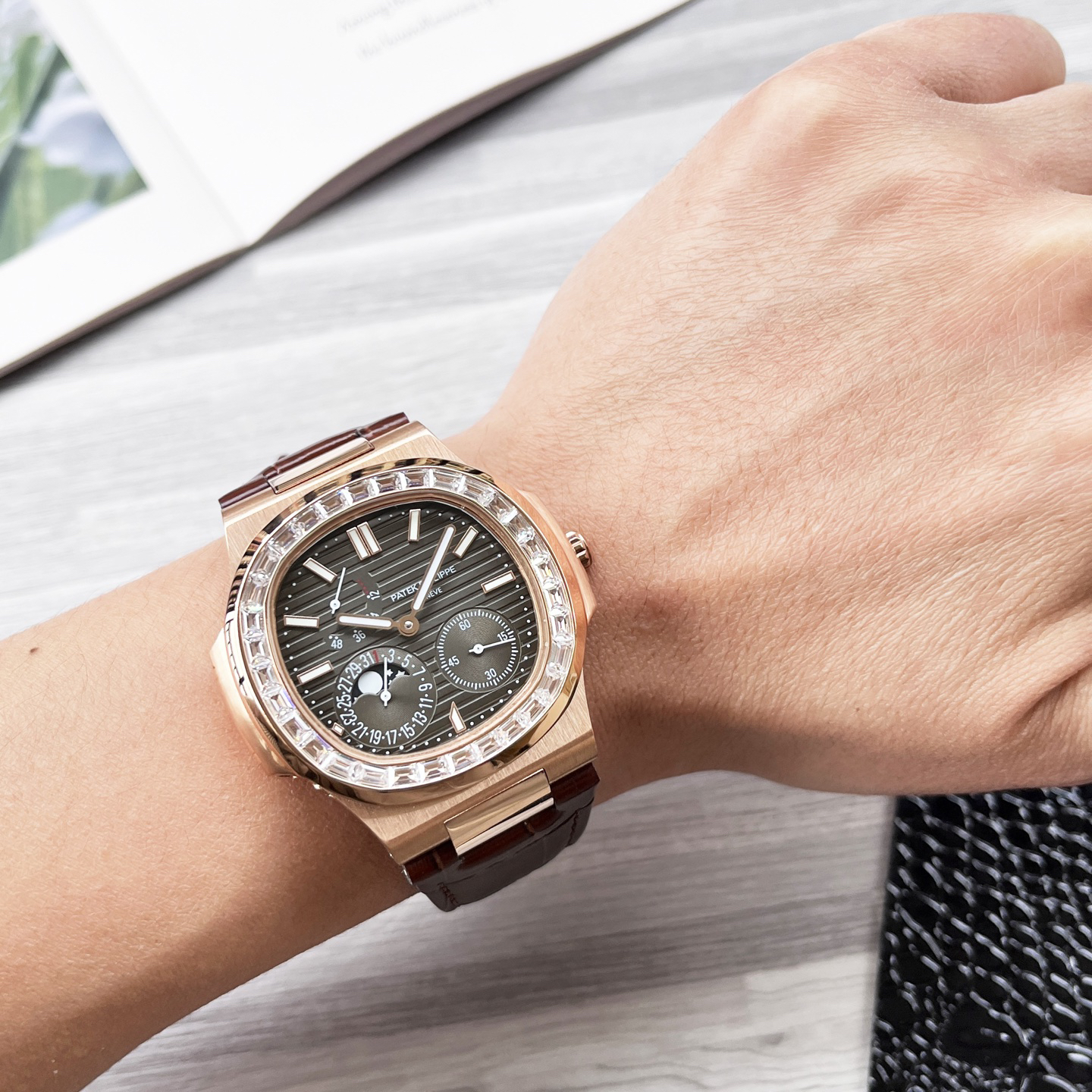 Patek Philippe Nautilus 40 mm Komplikation Replica Horloge