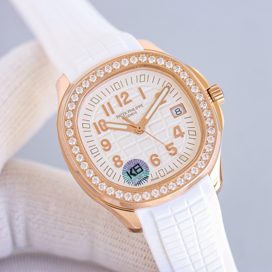 Patek Philippe Aquanaut 38 mm, Kwarts, Replica Horloge